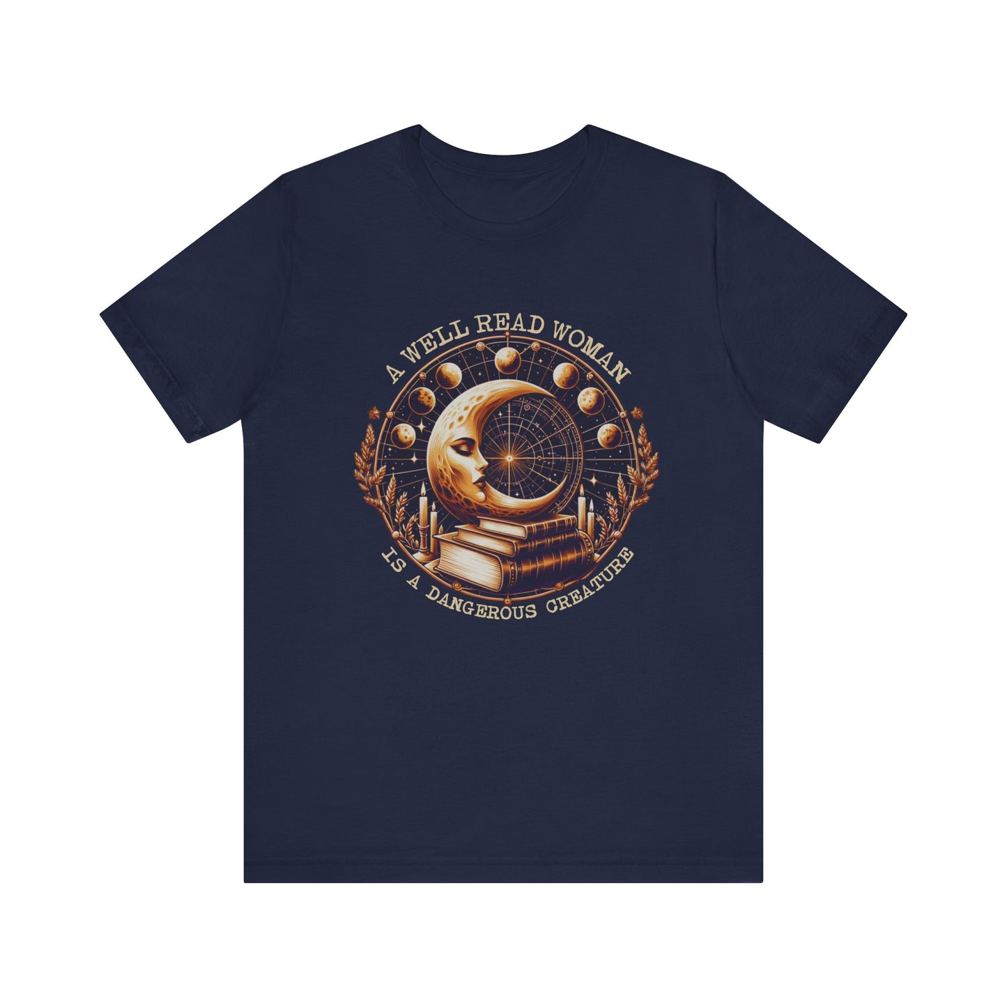 Reading Shirt, Librarian Shirt, Celestial Shirt, Book Lover Tee - PopCultureByDesign36