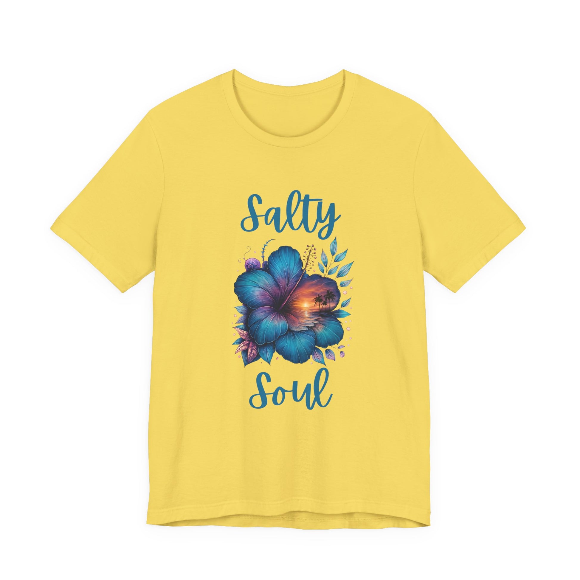 Summer Salty Soul T-shirt, Trendy Summer Shirt, Retro Summer T-shirt - PopCultureByDesign36