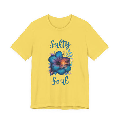 Summer Salty Soul T-shirt, Trendy Summer Shirt, Retro Summer T-shirt - PopCultureByDesign36