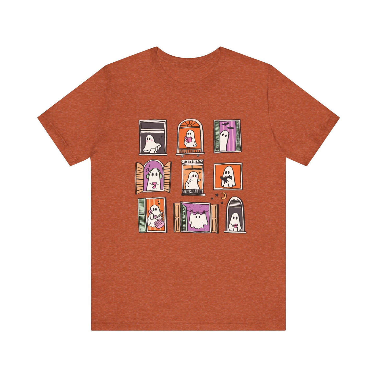 Ghostly Frames T-Shirt, Halloween Tee, Spooky Shirt - PopCultureByDesign36