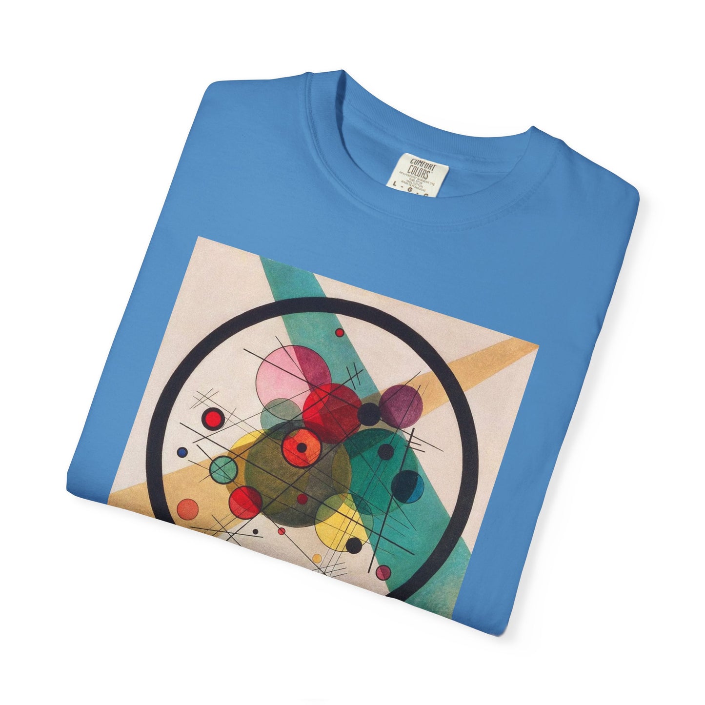 Abstract Art Tshirt, Circles in a Circle, Wassily Kandinsky,Kandinsky Art - PopCultureByDesign36