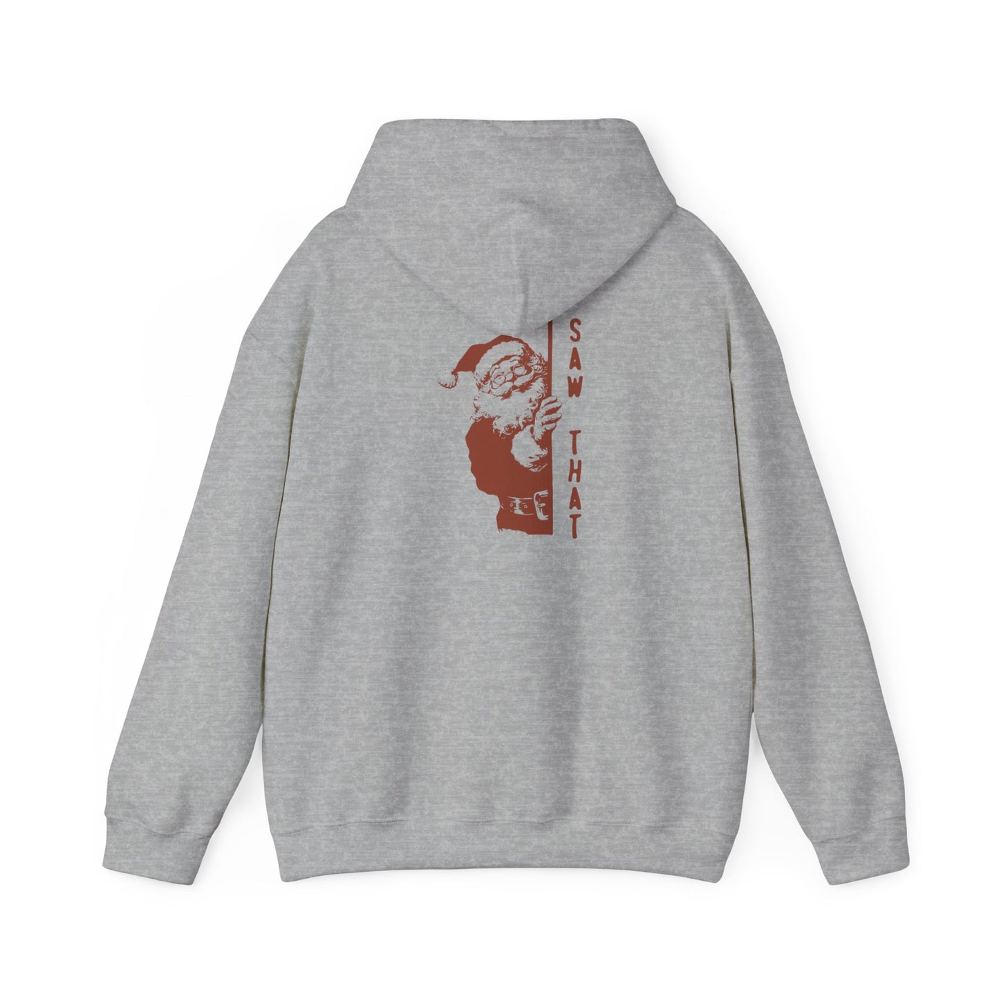 Christmas Santa Hoodie, Cozy Holiday Sweatshirt, Funny Santa Hoodie - PopCultureByDesign36