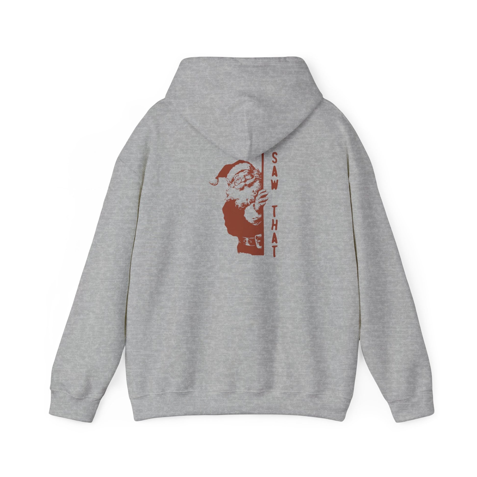 Christmas Santa Hoodie, Cozy Holiday Sweatshirt, Funny Santa Hoodie - PopCultureByDesign36