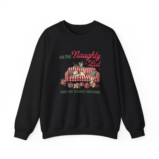 Cat Christmas Sweater, Christmas Cat Sweatshirt, Kitten Christmas Shirt - PopCultureByDesign36