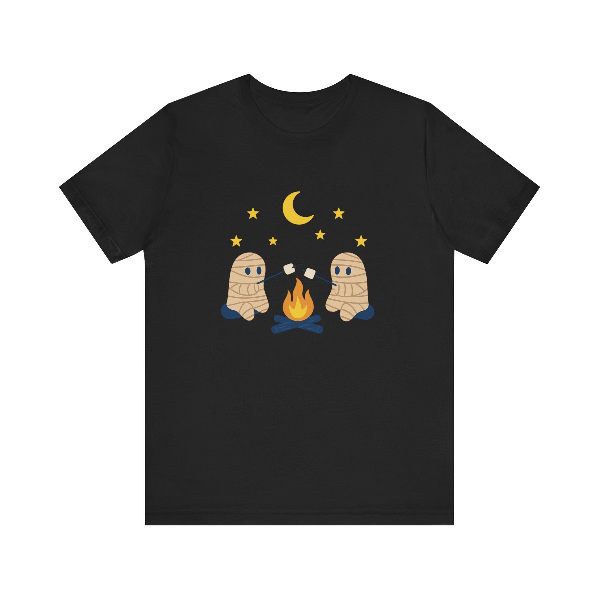 Camping Mummy Tee, Halloween Shirt, Spooky Camping Top - PopCultureByDesign36