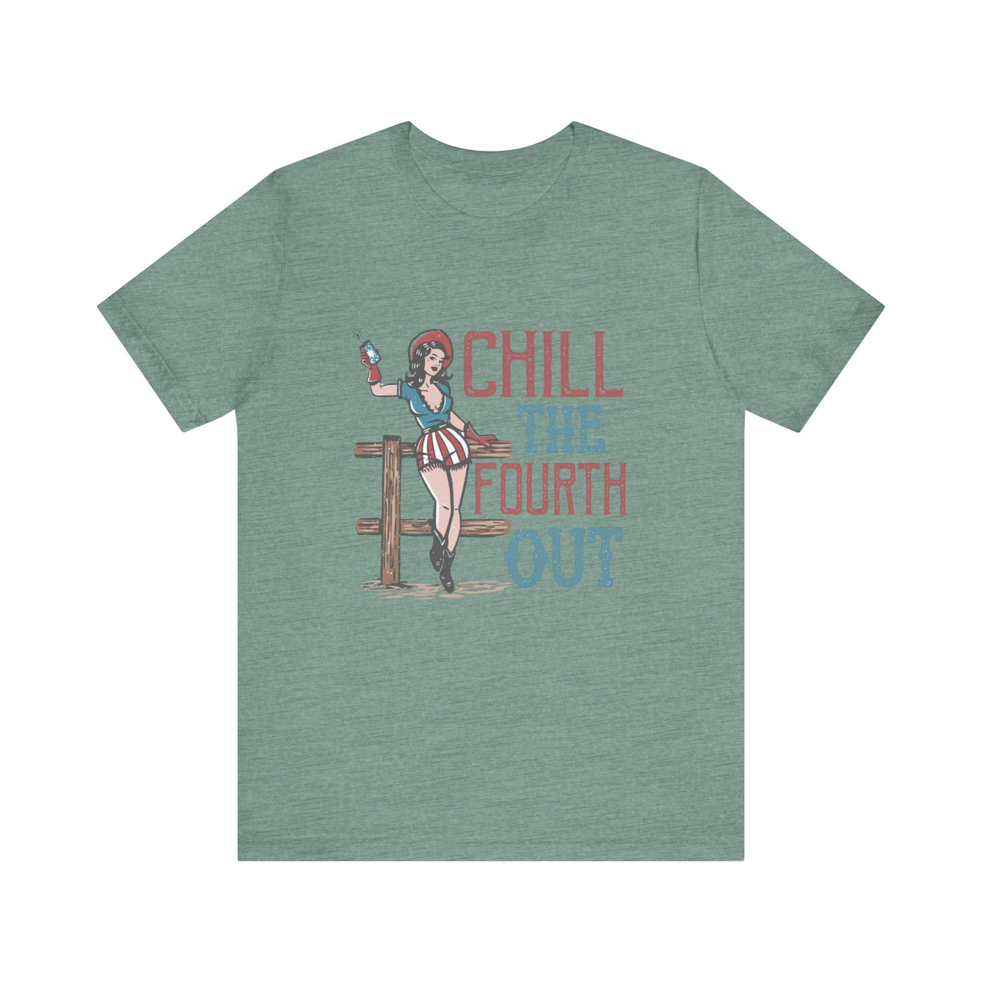 Cowgirl July 4th Retro Shirt, 4th of July Boho Independence Day Tee - PopCultureByDesign36