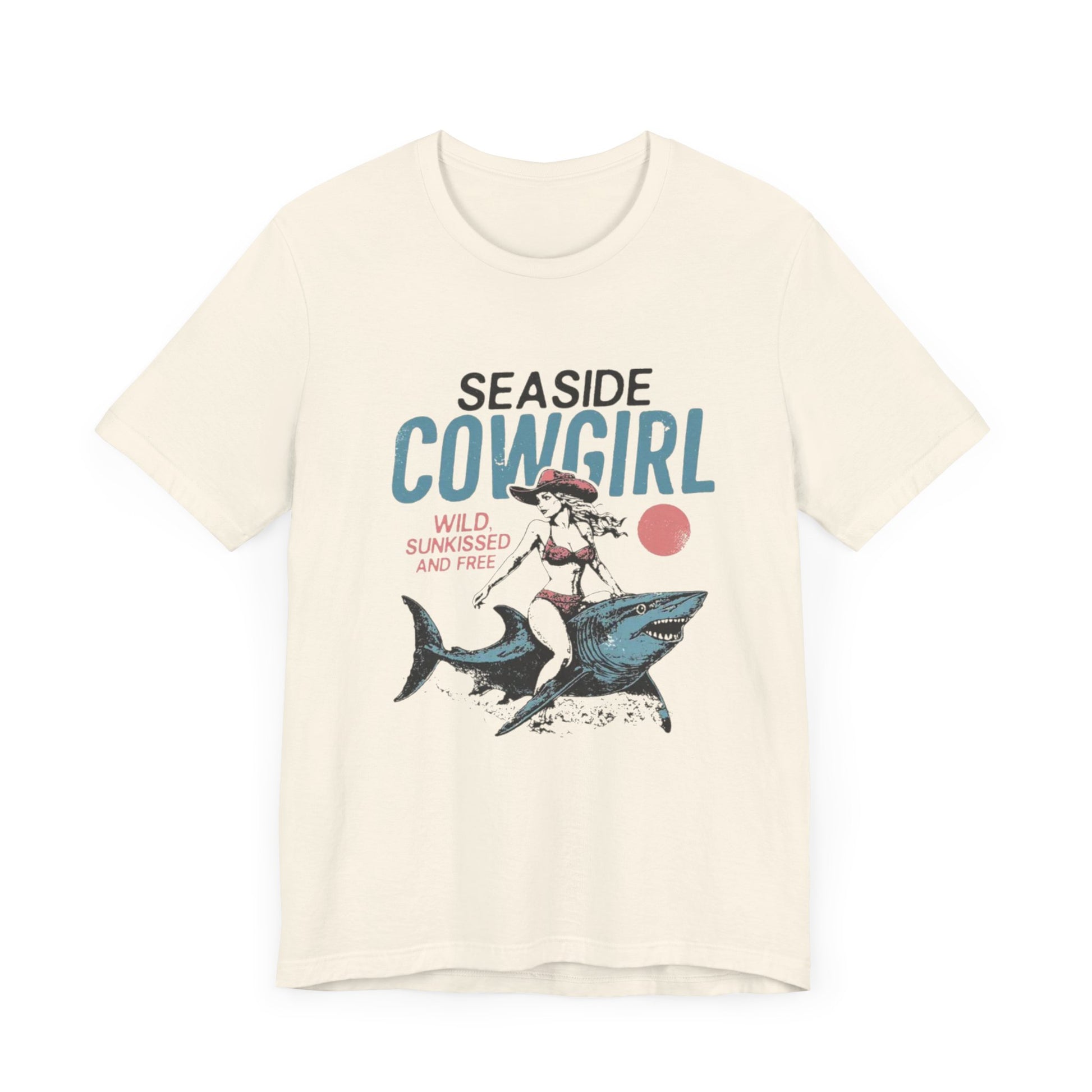 Seaside cowgirl retro summer Shirt, Western beach Shirt, Wild sunkissed Shirt - PopCultureByDesign36