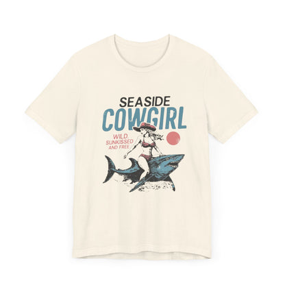 Seaside cowgirl retro summer Shirt, Western beach Shirt, Wild sunkissed Shirt - PopCultureByDesign36