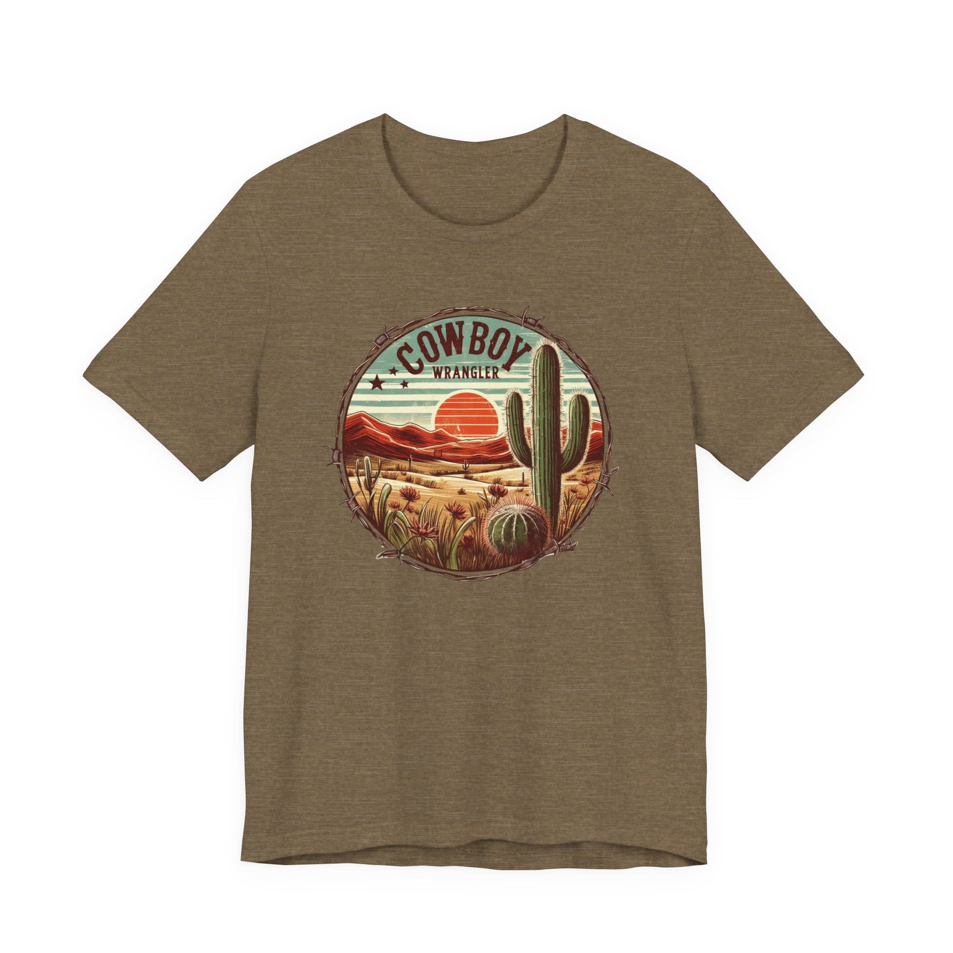 Cowboy Wrangler Shirt, Texas Shirt, Country Music Shirt, Western Shirt - PopCultureByDesign36