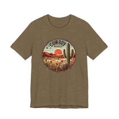 Cowboy Wrangler Shirt, Texas Shirt, Country Music Shirt, Western Shirt - PopCultureByDesign36