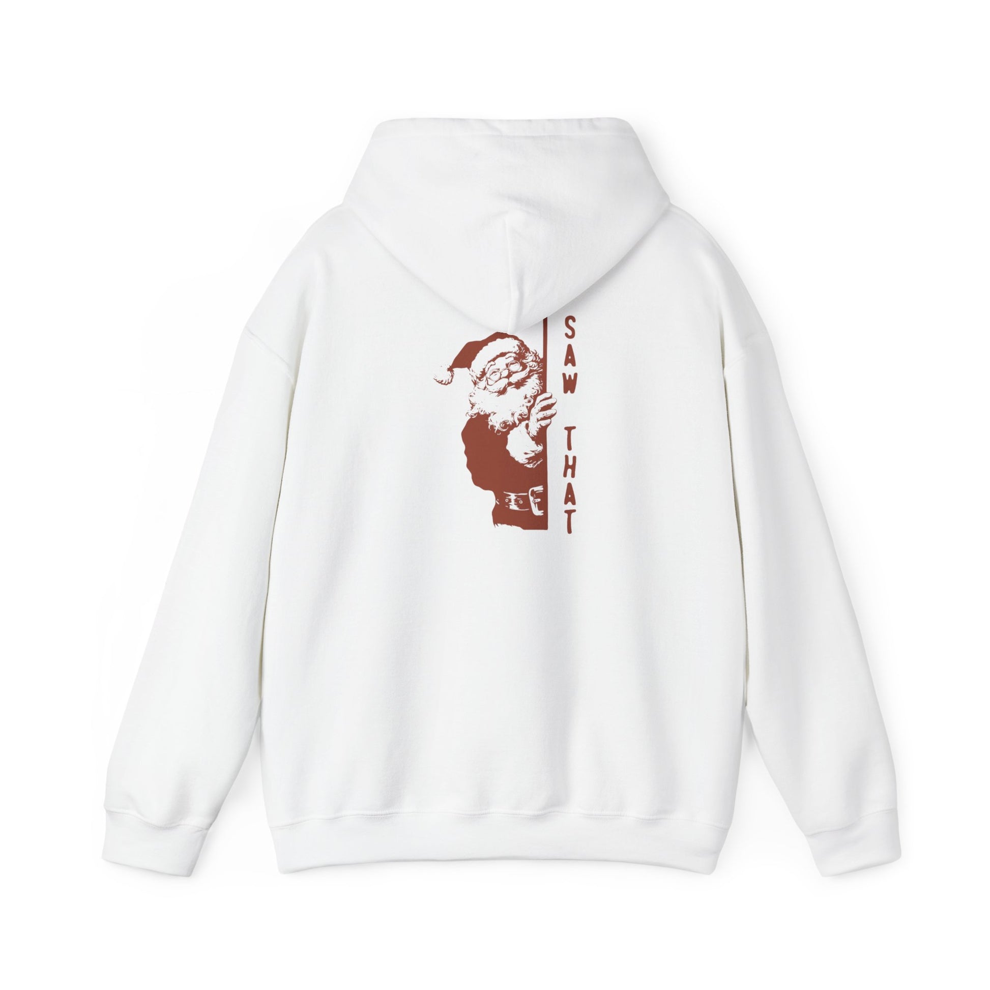 Christmas Santa Hoodie, Cozy Holiday Sweatshirt, Funny Santa Hoodie - PopCultureByDesign36