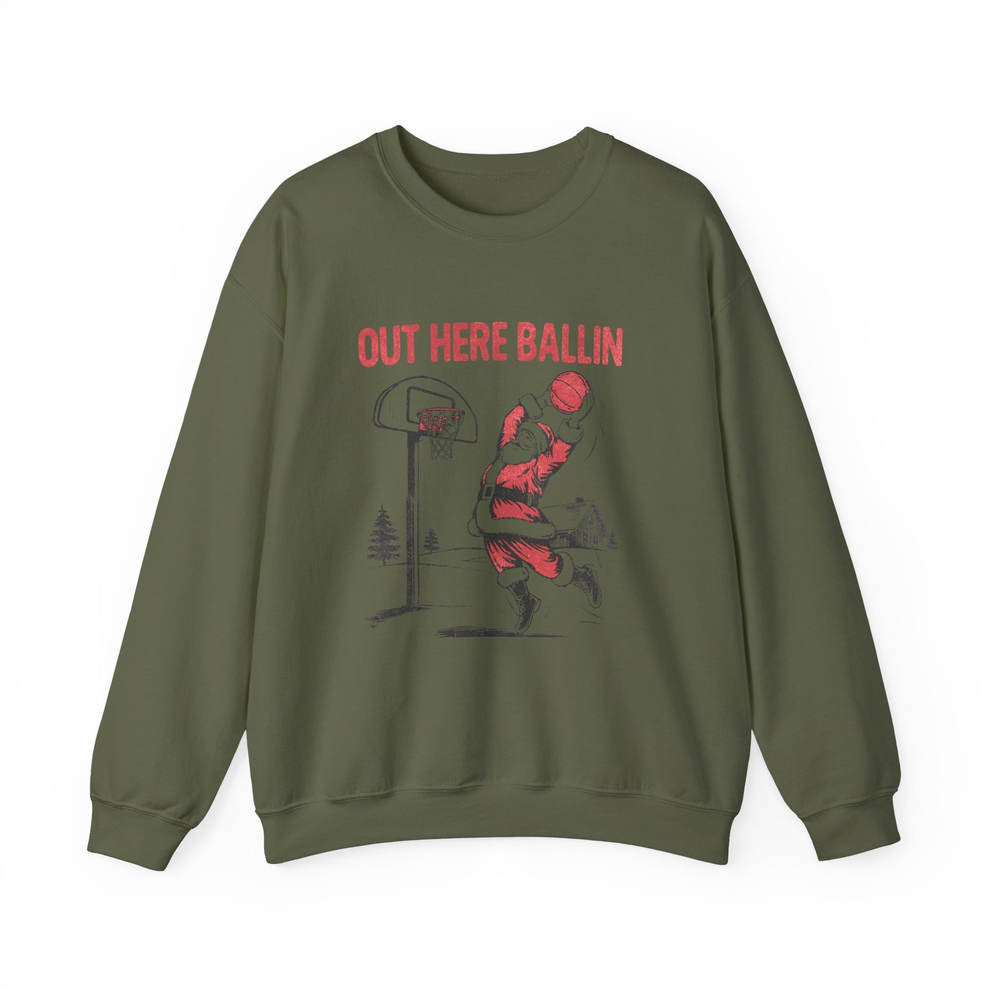 Santa Inspired, Funny Santa Sweatshirt, Retro Santa Sweatshirt - PopCultureByDesign36