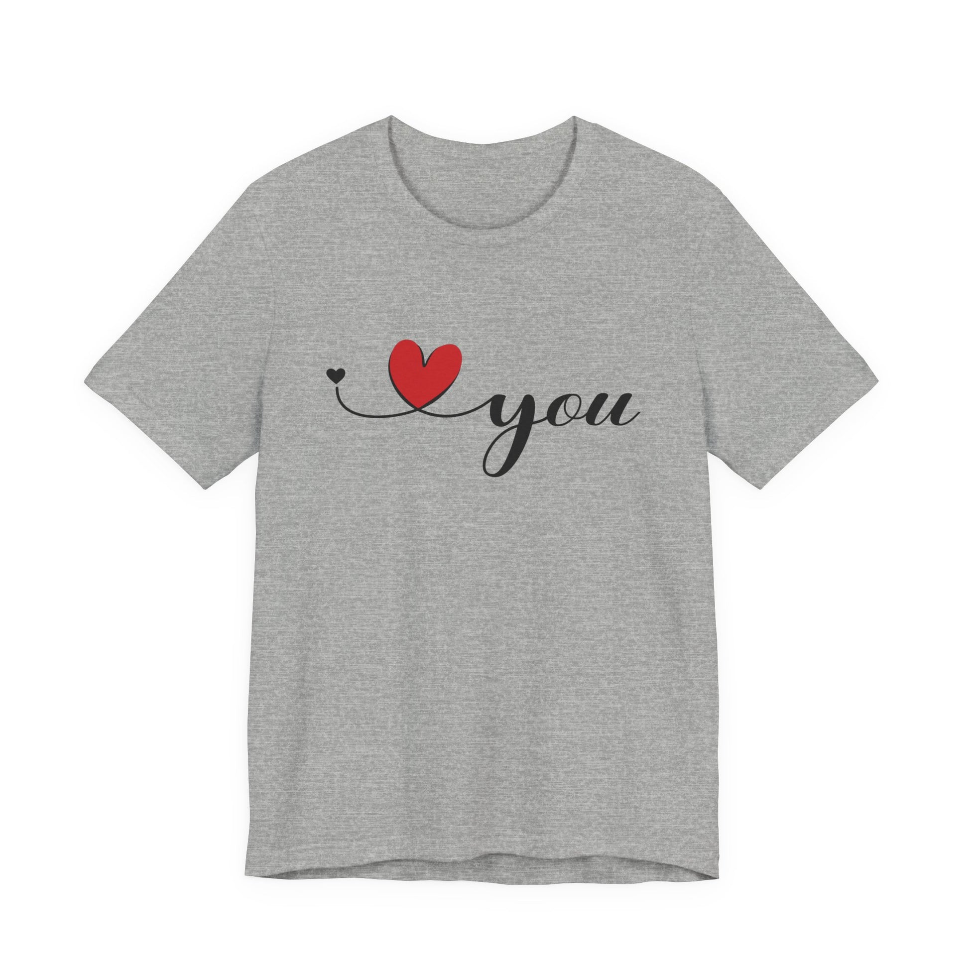 I Love You Shirt, Love Shirt, Valentines Day Shirt, I Love You Minimalist Shirt - PopCultureByDesign36