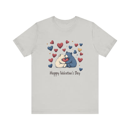 Bear Valentine Shirt, Cute Bear Shirt, Teddy Bear Shirt, Heart Valentine Shirt - PopCultureByDesign36