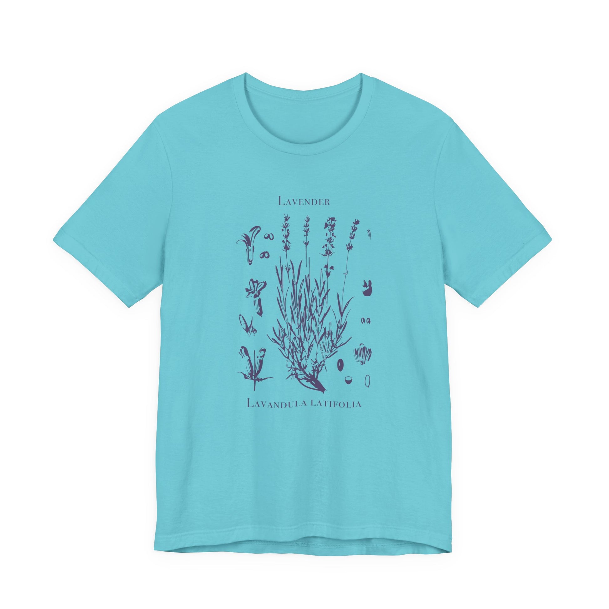 Retro Lavender Adult Shirt, Wildflowers Nature Shirt, Botanical Shirt - PopCultureByDesign36