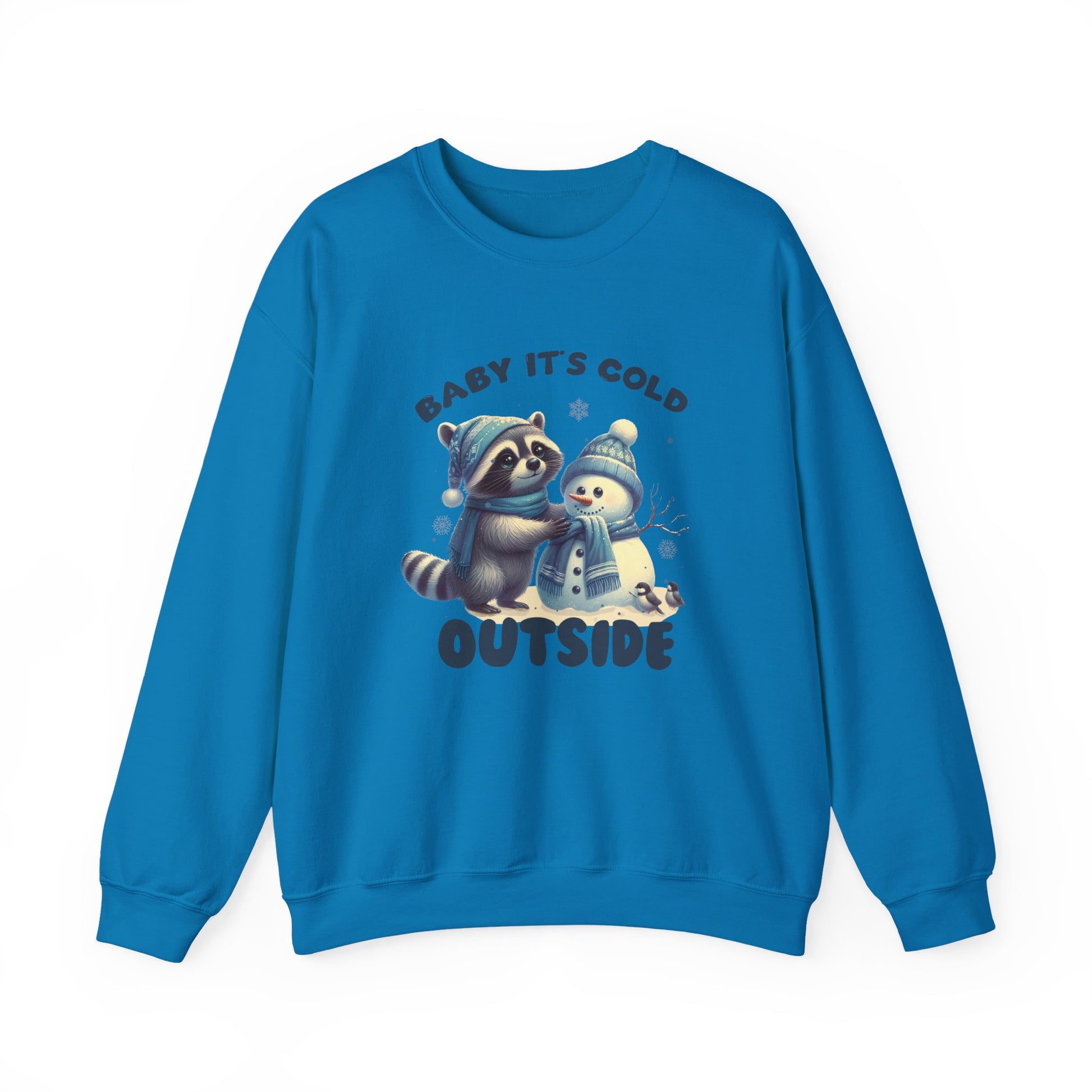 Baby Its Cold Outside Raccoon, Cute Christmas Raccoon, Winter Humor - PopCultureByDesign36