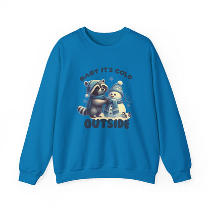 Baby Its Cold Outside Raccoon, Cute Christmas Raccoon, Winter Humor - PopCultureByDesign36