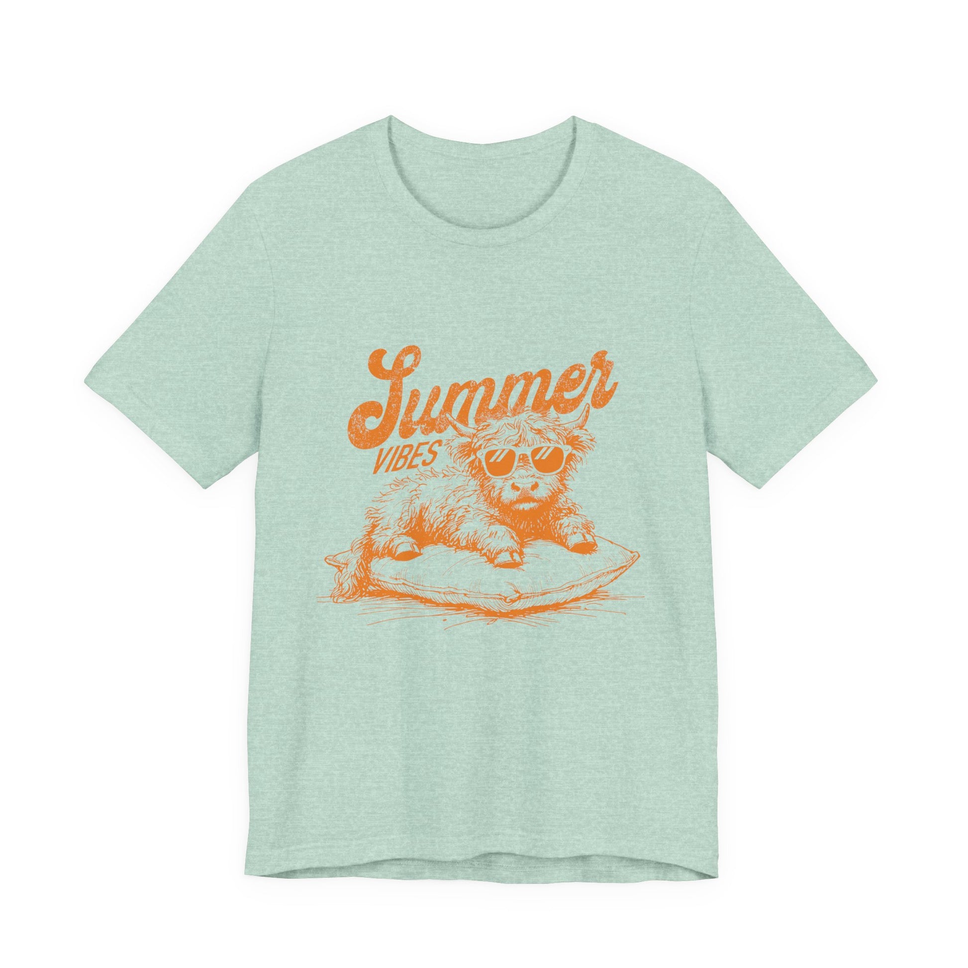 Summer Vibes Highland Cow Shirt, Western Shirt, Cow Shirt - PopCultureByDesign36