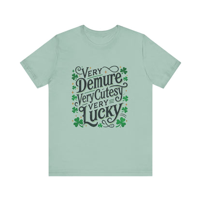 St Patrick's Day Tee, Irish Shamrock Tee, Feeling Lucky St Paddy's Shirt - PopCultureByDesign36