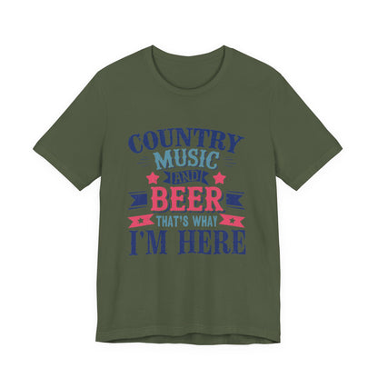 Country Music and Beer Shirt, Country Music Lover, Old Rodeo Shirt - PopCultureByDesign36