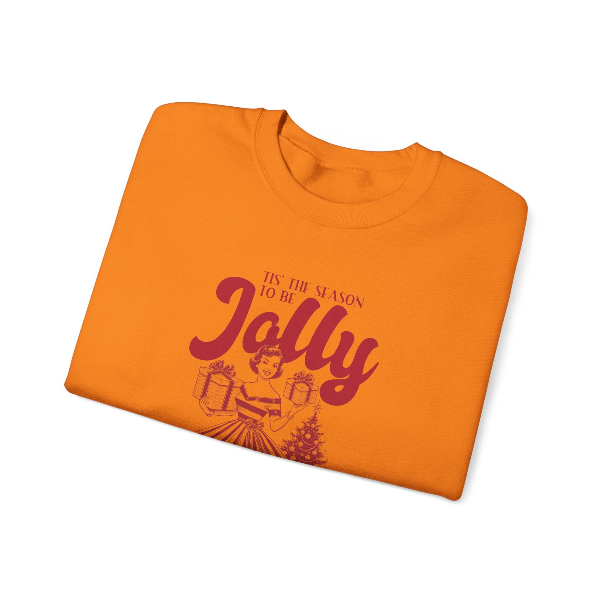 Christmas Sweatshirt, Pin Up Girl Christmas, Christmas Jolly - PopCultureByDesign36