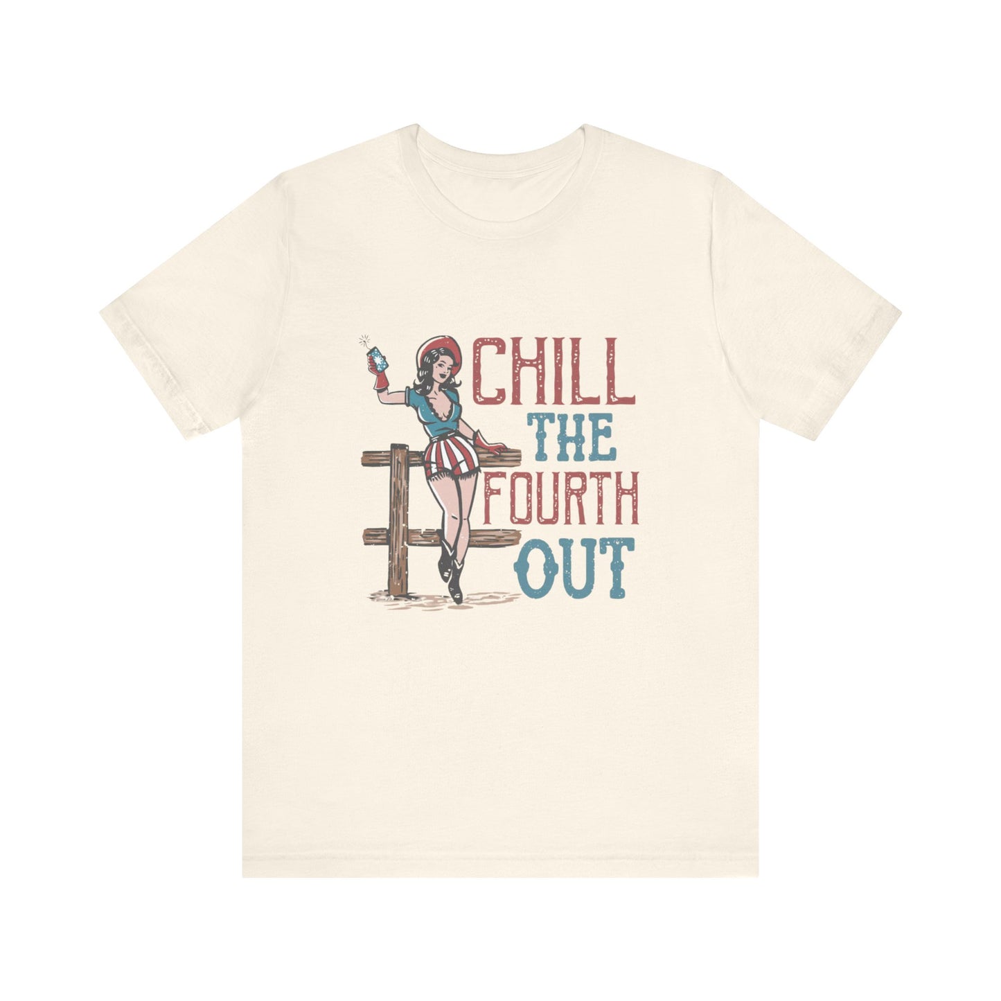 Cowgirl July 4th Retro Shirt, 4th of July Boho Independence Day Tee - PopCultureByDesign36