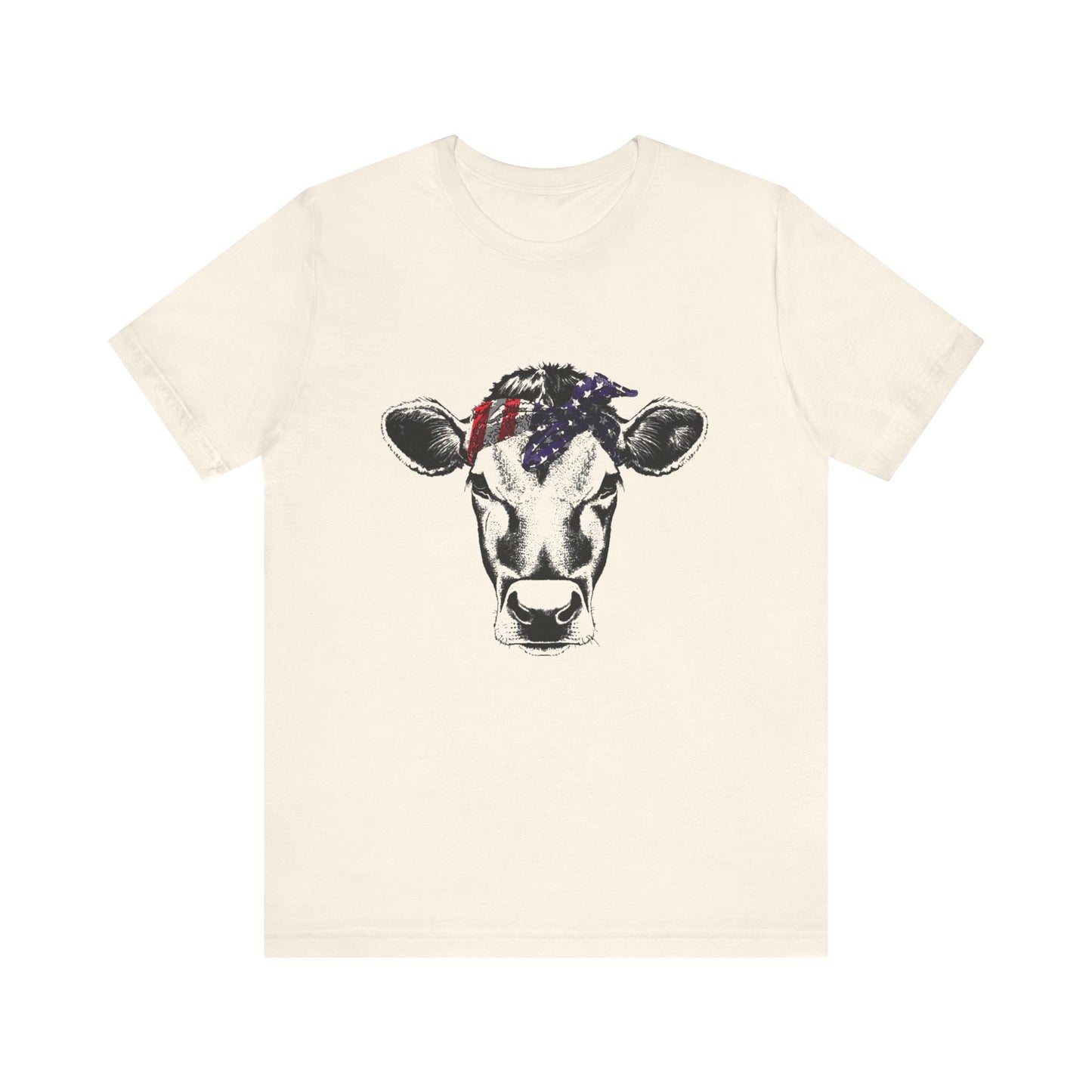 Highland Cow shirt, American Flag Shirt, Funny Cow Shirt, Independence Day - PopCultureByDesign36