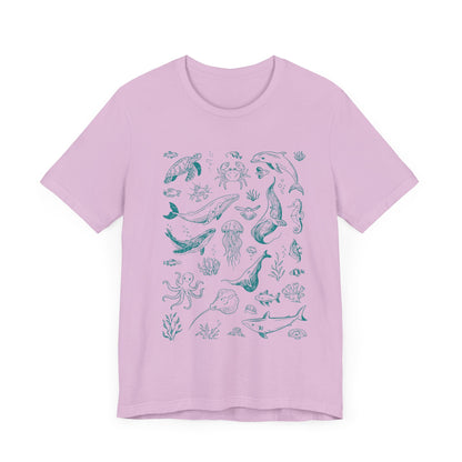 Vintage Ocean Tattoo Style T-Shirt, Retro Ocean Shirt, Ocean Shirt For Men - PopCultureByDesign36