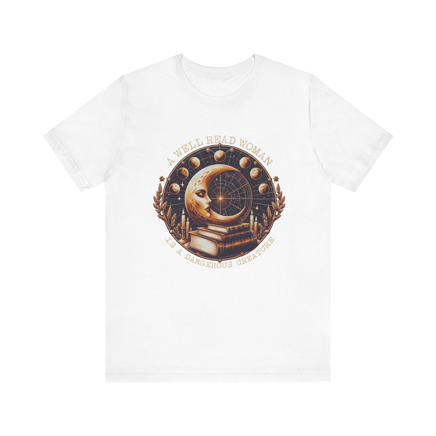 Reading Shirt, Librarian Shirt, Celestial Shirt, Book Lover Tee - PopCultureByDesign36