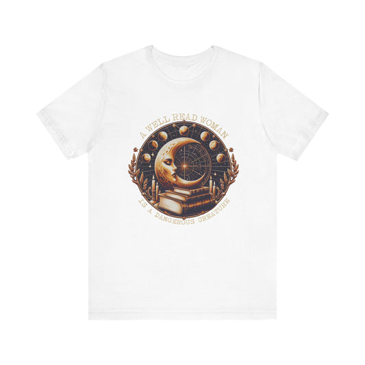 Reading Shirt, Librarian Shirt, Celestial Shirt, Book Lover Tee - PopCultureByDesign36