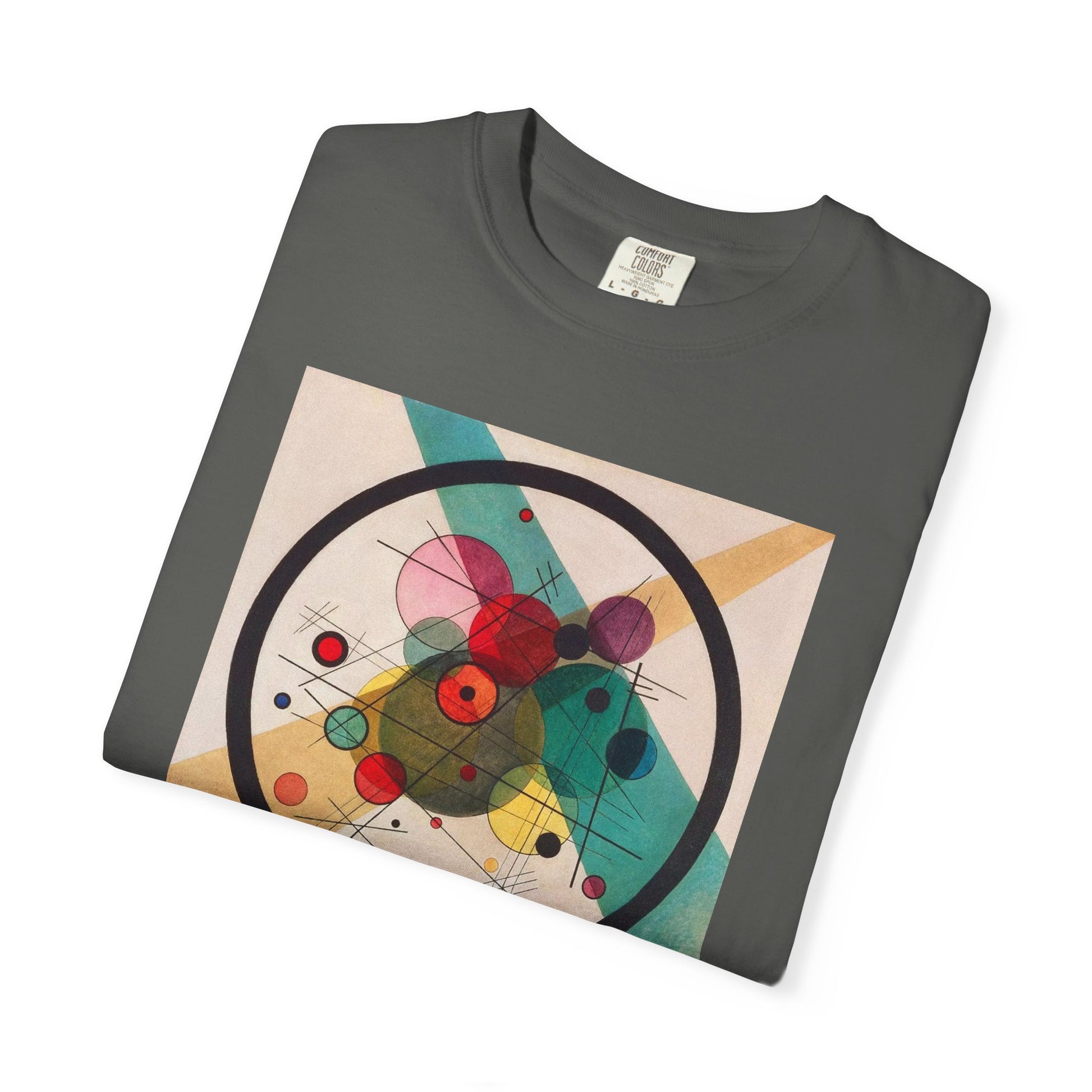 Abstract Art Tshirt, Circles in a Circle, Wassily Kandinsky,Kandinsky Art - PopCultureByDesign36
