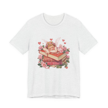 Reading Cupid Shirt, Funny Cupid Shirt, Cupid Love Shirt, Book Reader Shirt - PopCultureByDesign36