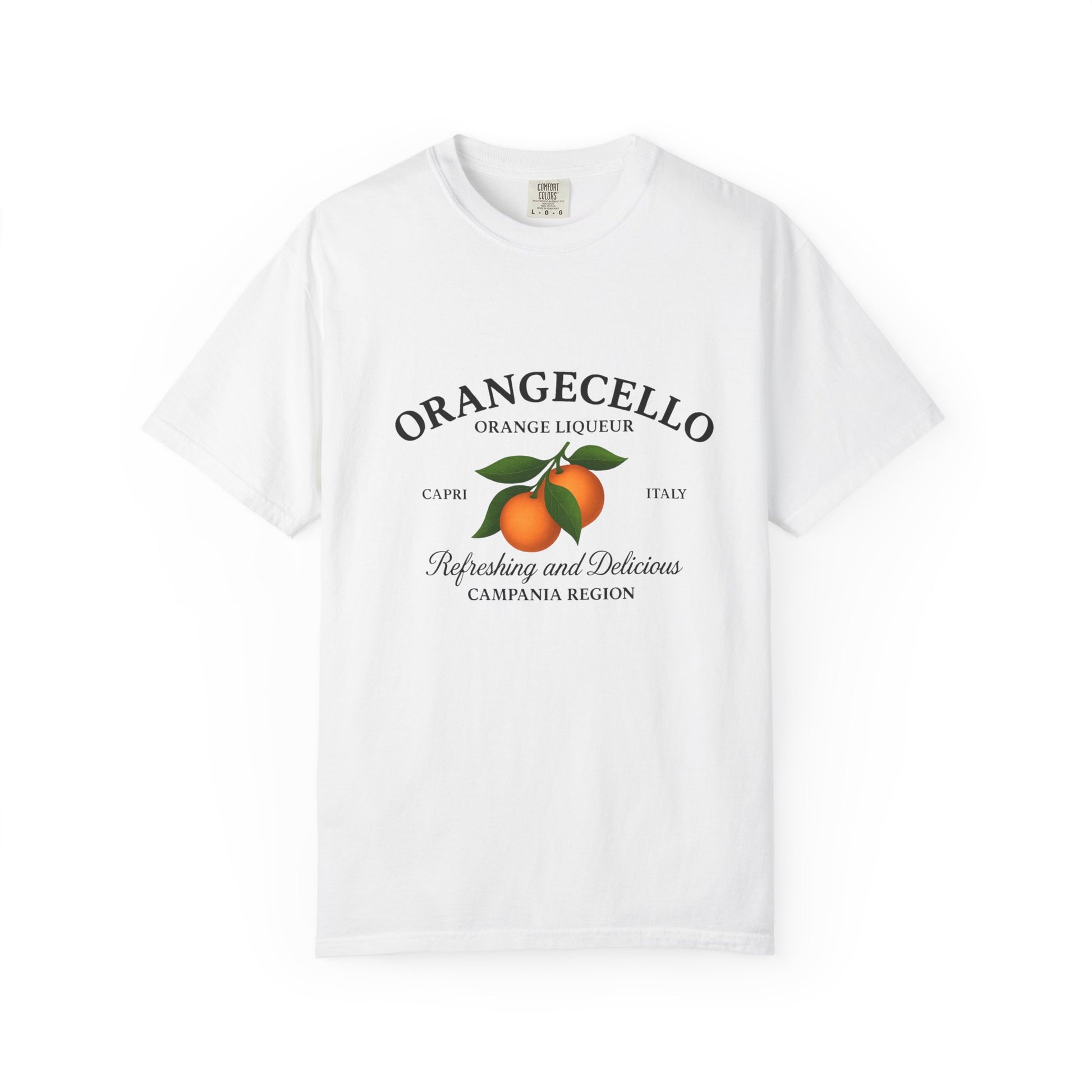 Orangecello Tee, Orangecello Graphic Shirt, Italian Summer Cocktail Shirt - PopCultureByDesign36