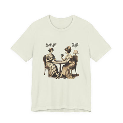 Funny Card Playing Tee, Card Playing Lovers Tee, Vintage Style Top - PopCultureByDesign36