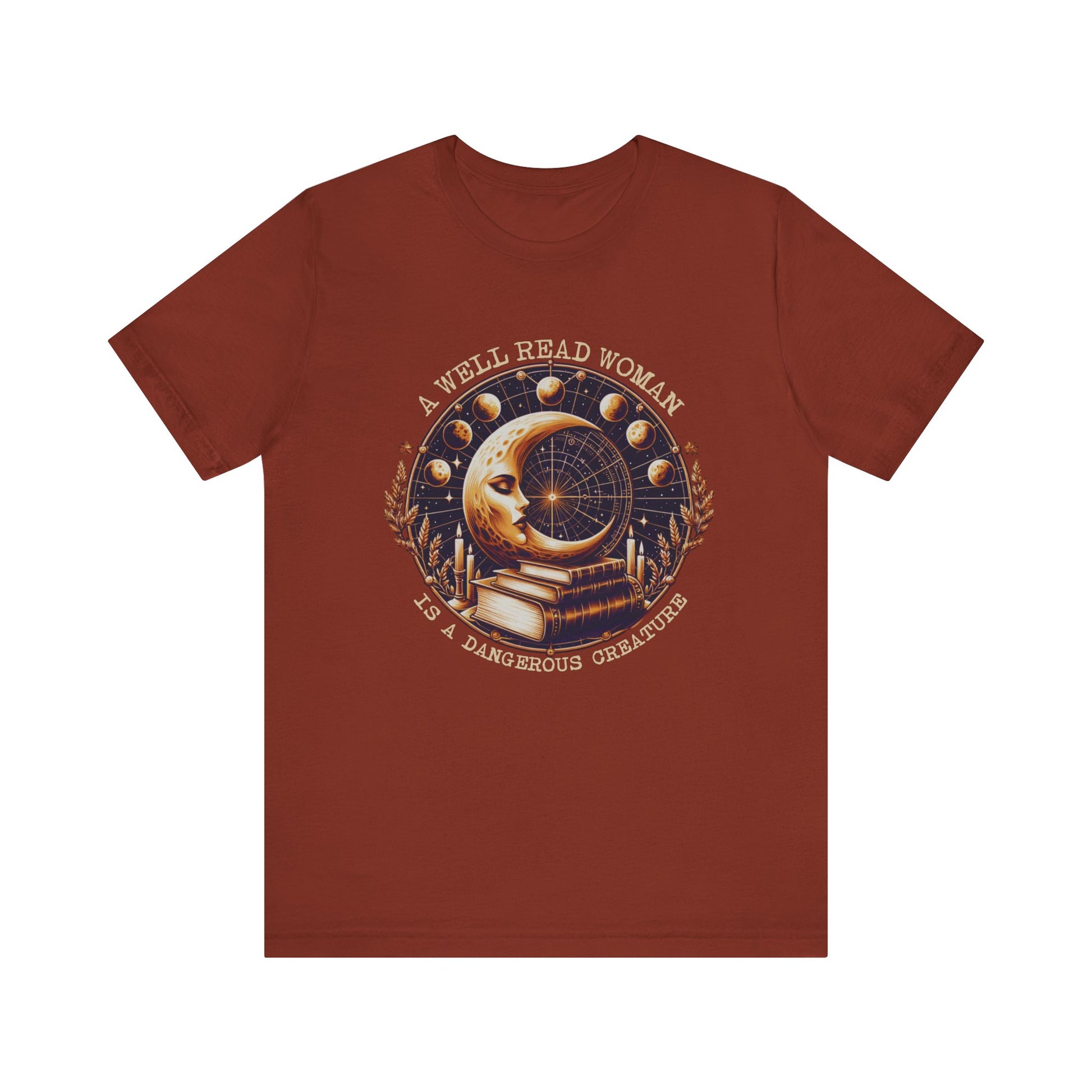 Reading Shirt, Librarian Shirt, Celestial Shirt, Book Lover Tee - PopCultureByDesign36