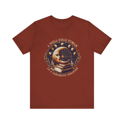 Reading Shirt, Librarian Shirt, Celestial Shirt, Book Lover Tee - PopCultureByDesign36