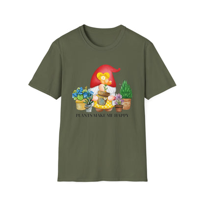 Plants make me happy, Funny Gardening Shirt, Botanic Shirt, Gift for Plant Lover - PopCultureByDesign36