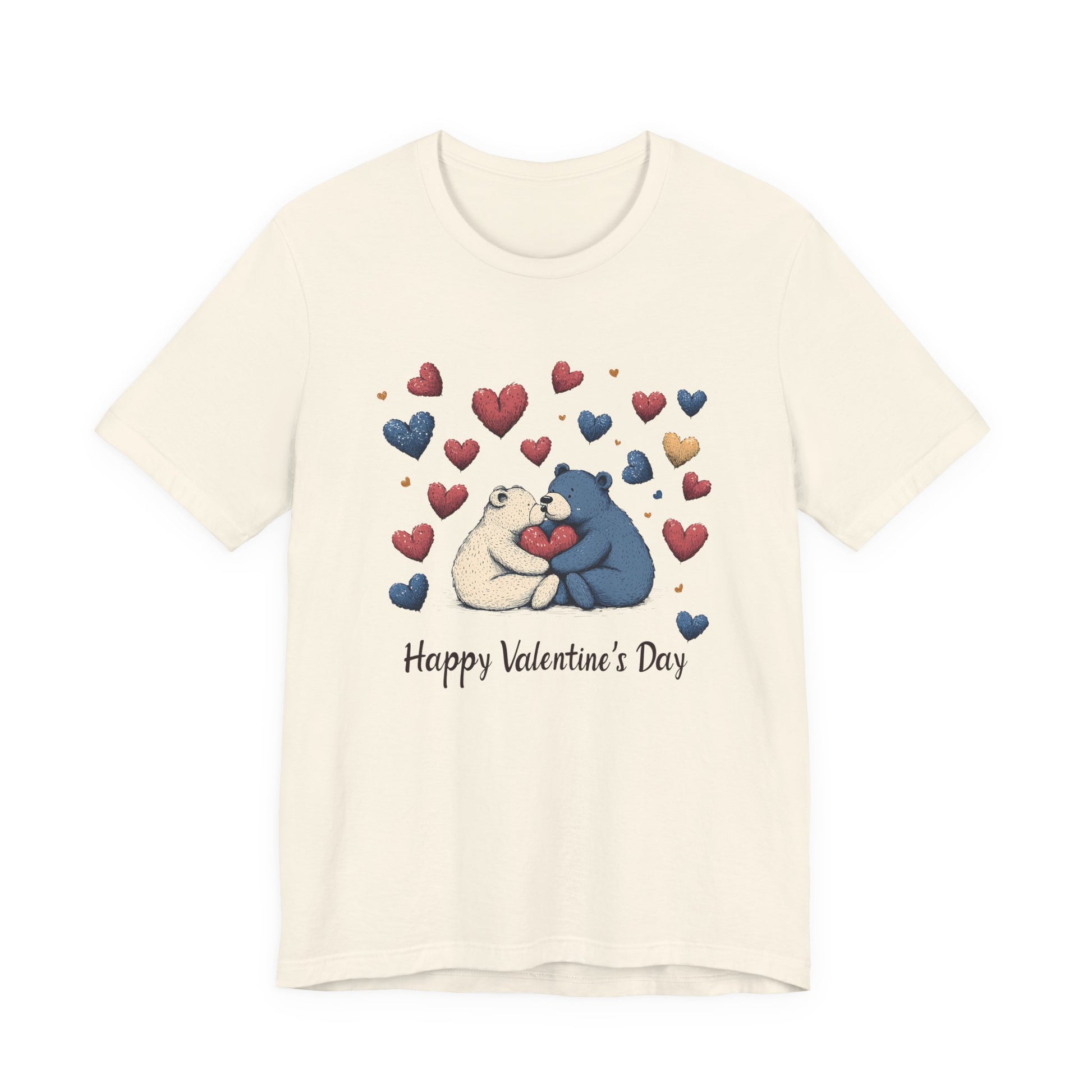 Bear Valentine Shirt, Cute Bear Shirt, Teddy Bear Shirt, Heart Valentine Shirt - PopCultureByDesign36