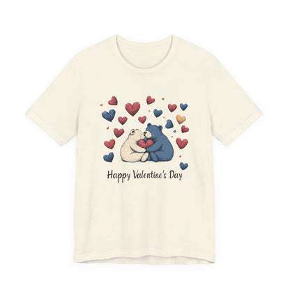 Bear Valentine Shirt, Cute Bear Shirt, Teddy Bear Shirt, Heart Valentine Shirt - PopCultureByDesign36