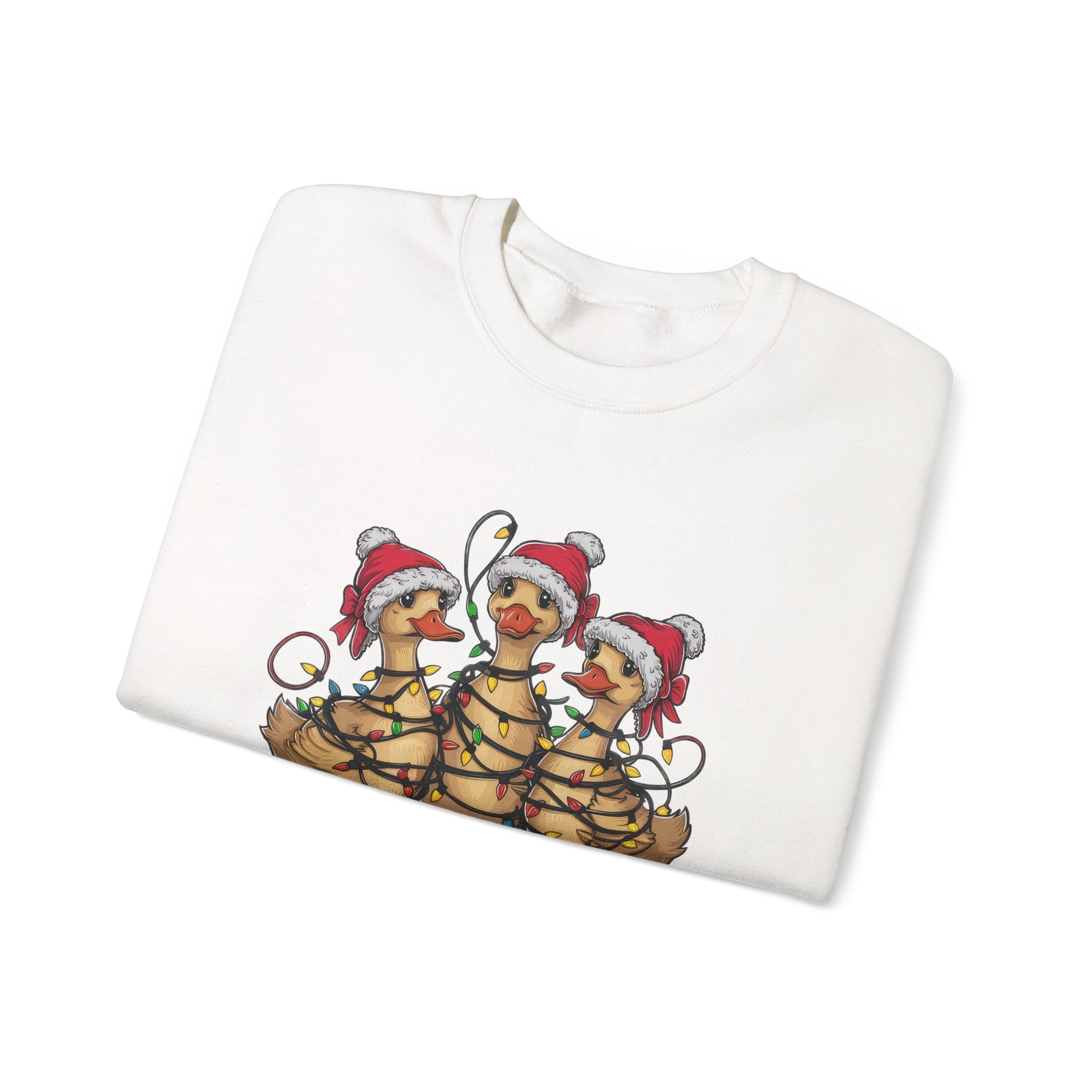 Christmas Ducks Sweatshirt, Funny Animals Christmas Sweatshirt - PopCultureByDesign36