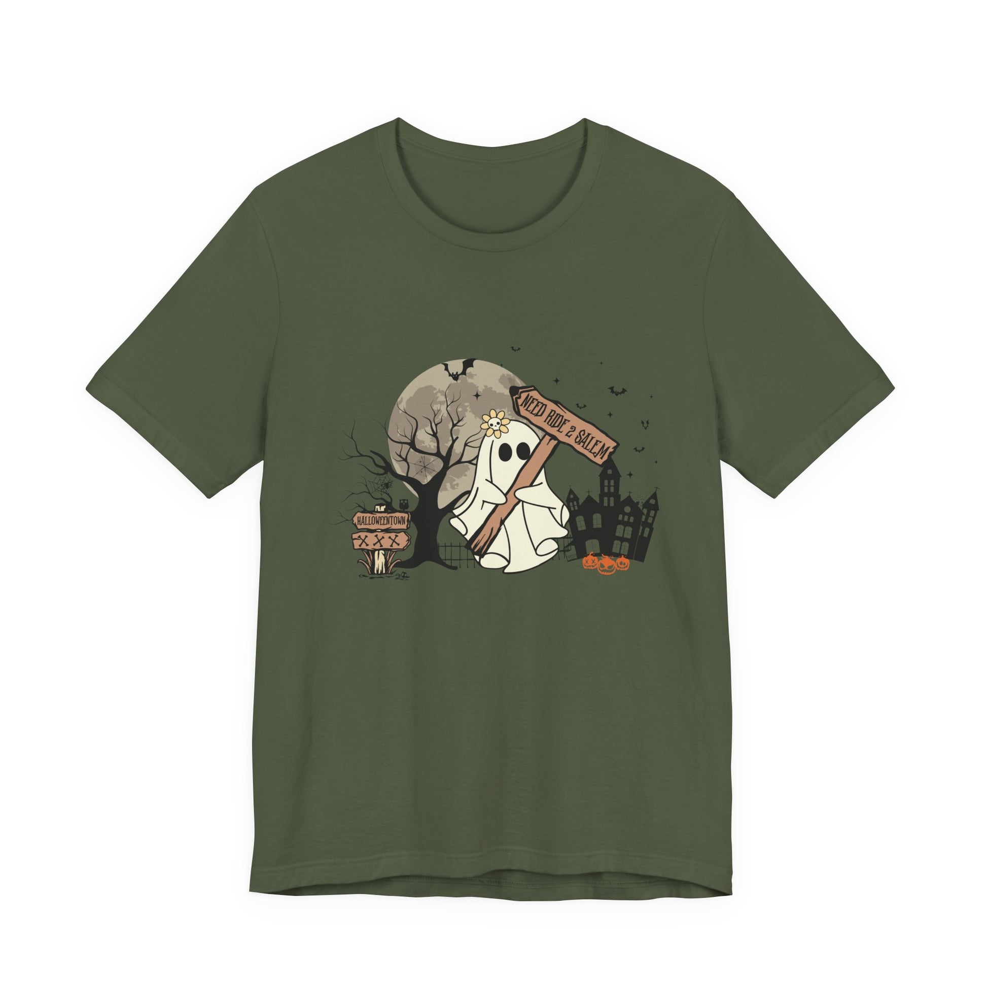 Funny Ghost Needing a Ride, Funny Ghost Shirt, Hitchhiking Ghost Shirt - PopCultureByDesign36