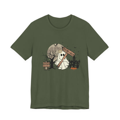 Funny Ghost Needing a Ride, Funny Ghost Shirt, Hitchhiking Ghost Shirt - PopCultureByDesign36