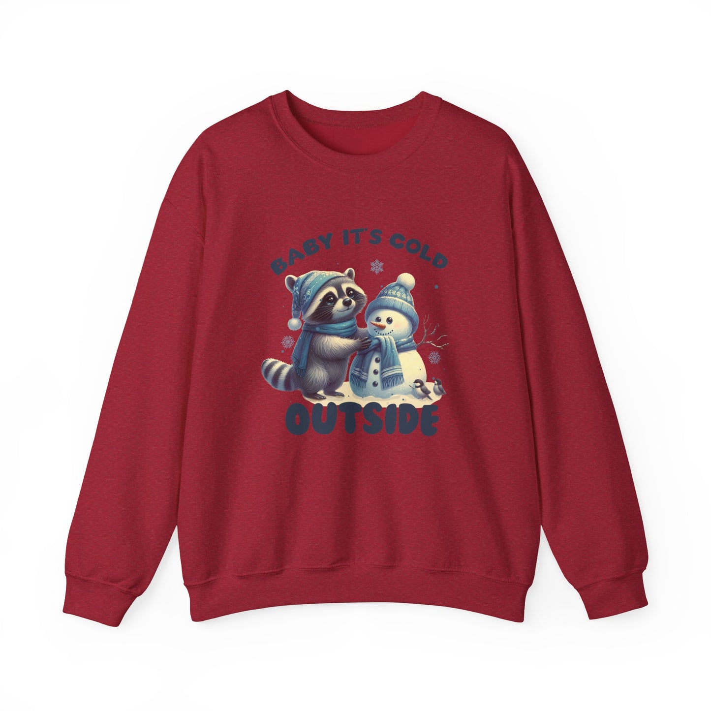 Baby Its Cold Outside Raccoon, Cute Christmas Raccoon, Winter Humor - PopCultureByDesign36