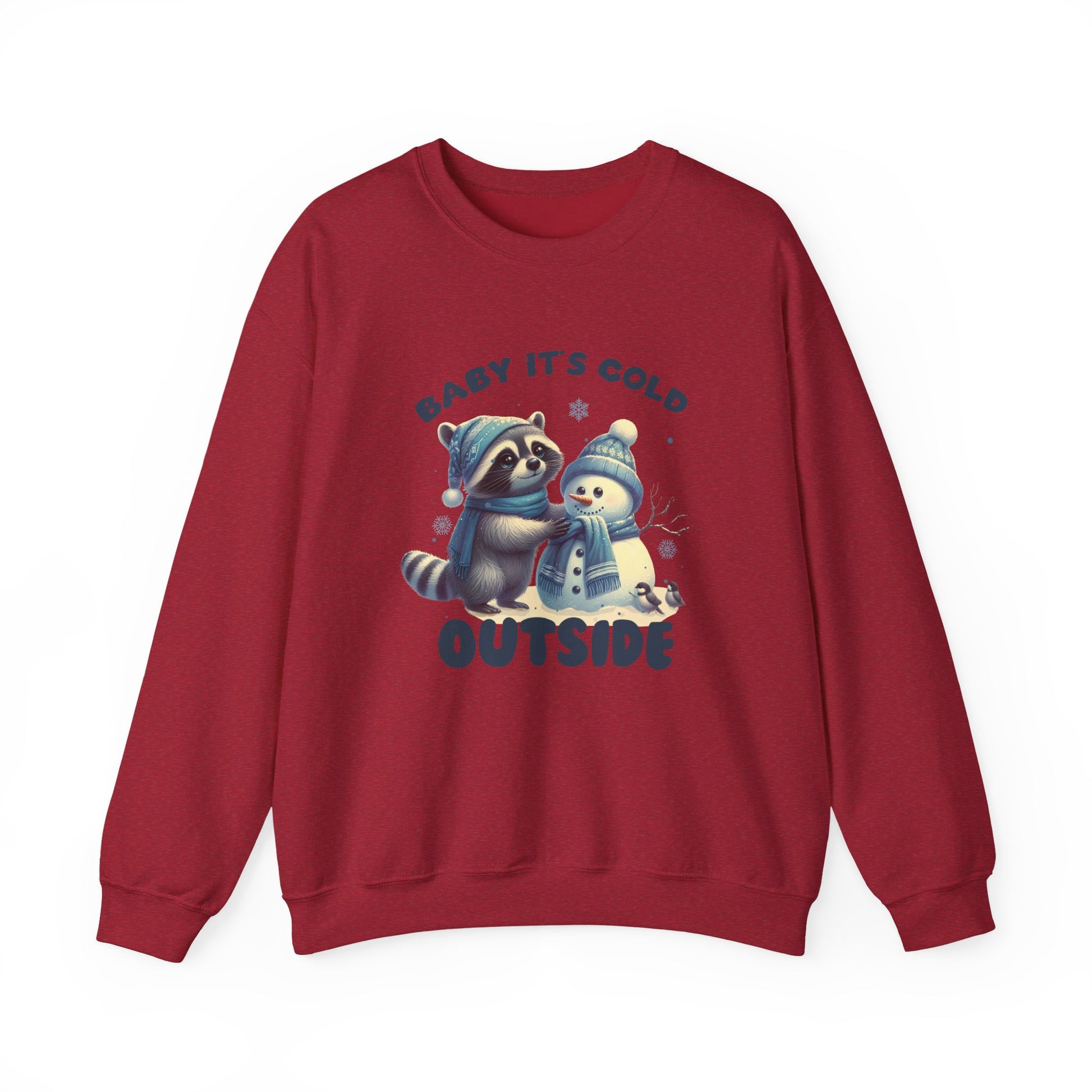 Baby Its Cold Outside Raccoon, Cute Christmas Raccoon, Winter Humor - PopCultureByDesign36