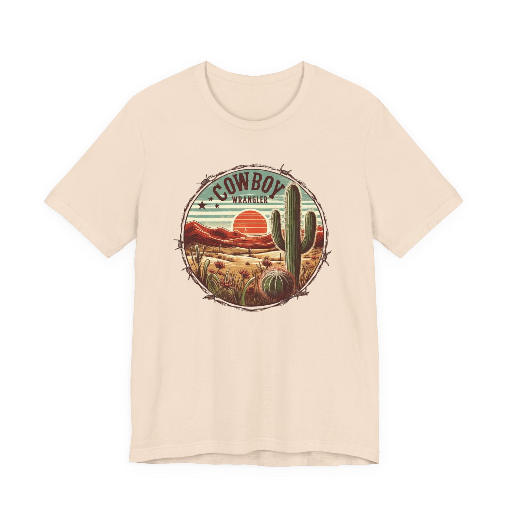 Cowboy Wrangler Shirt, Texas Shirt, Country Music Shirt, Western Shirt - PopCultureByDesign36
