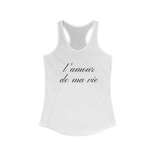 l amour de ma vie Tank Top, Gift For Paris Lover, Paris Girl - PopCultureByDesign36