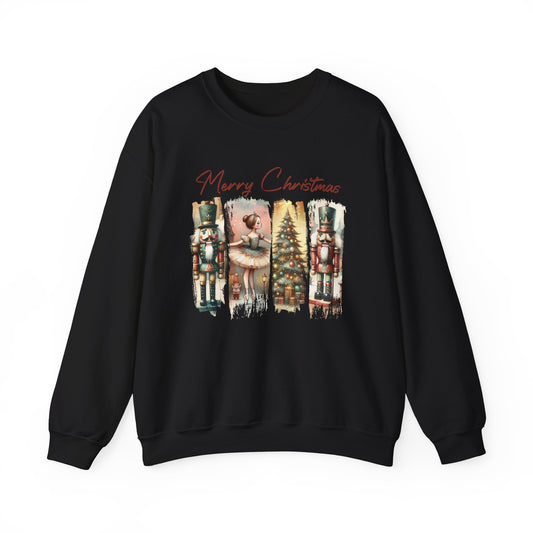 Merry Christmas Sweatshirt, Christmas Tis The Season Sweatshirt - PopCultureByDesign36