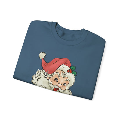 Retro Santa Sweater,Vintage Santa Christmas Sweatshirt,Retro Santa Claus Shirt - PopCultureByDesign36