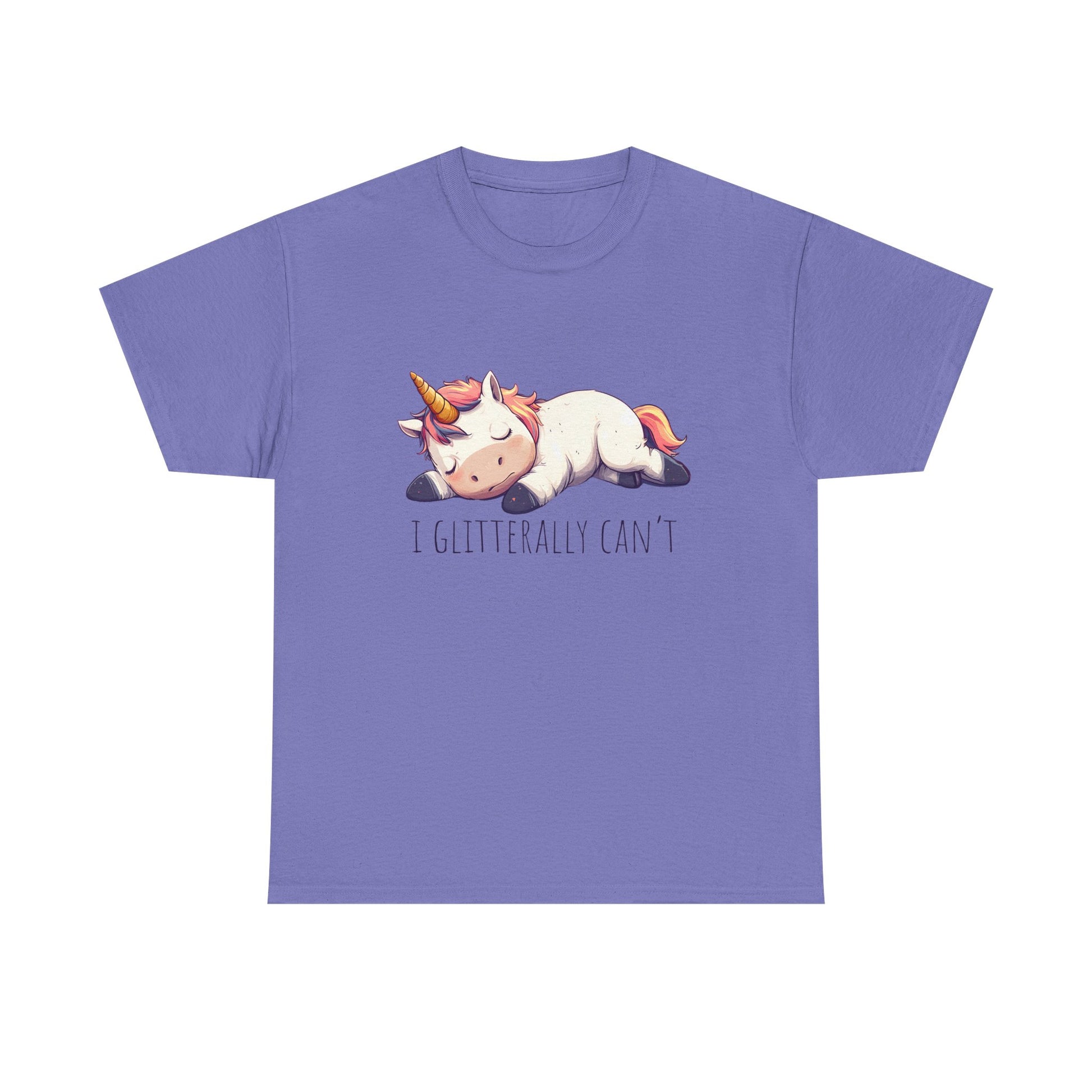 I glitterly can't, cute unicorn shirt, lazy unicorn shirt, funny unicorn shirt - PopCultureByDesign36