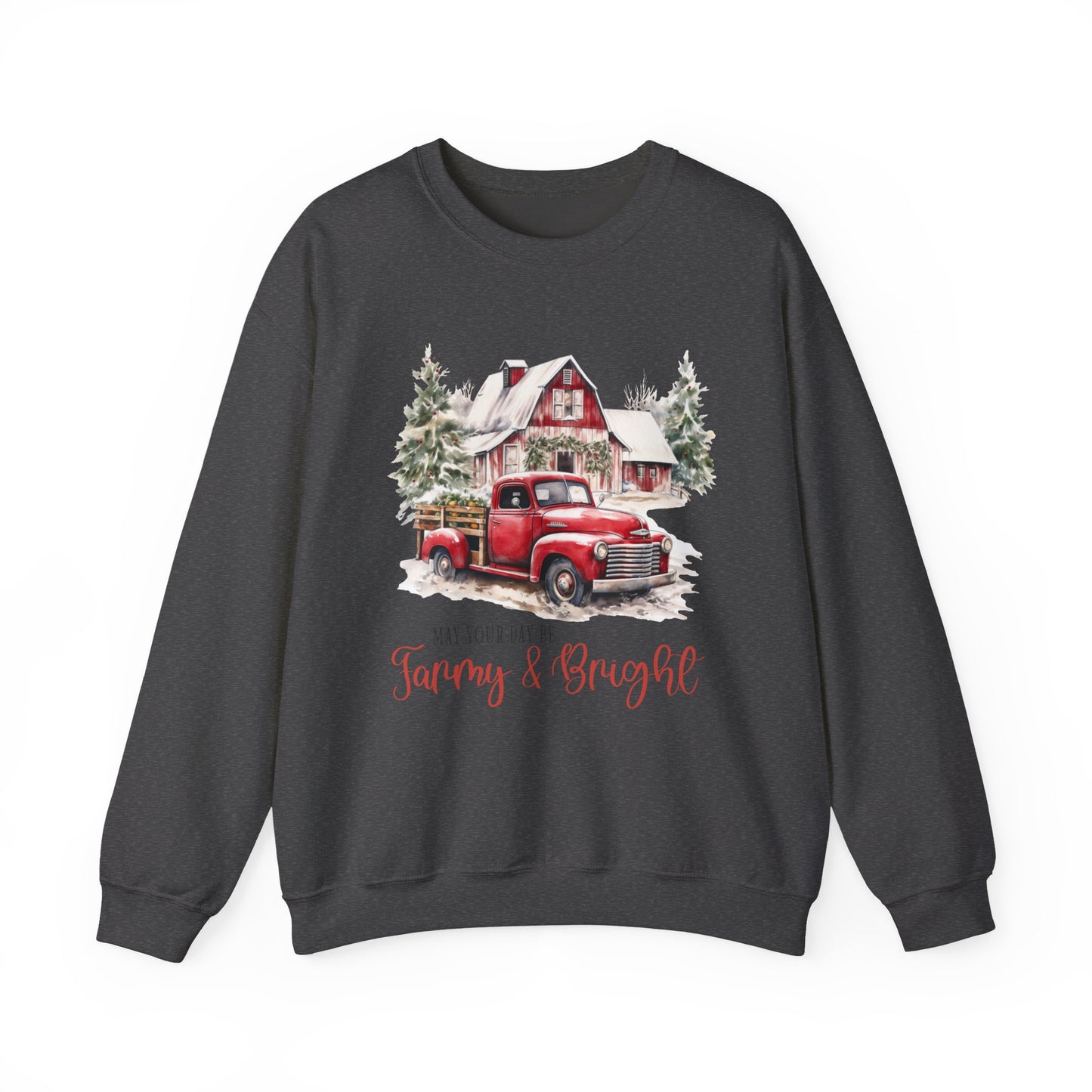 May your day be farmy and bright, Country Farm Christmas shirt - PopCultureByDesign36